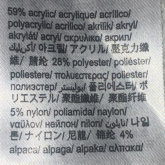 Calvin Klein Long Cardigan Knit Front Pockets Size M Heathered Beige/Gray - Picture 13 of 13